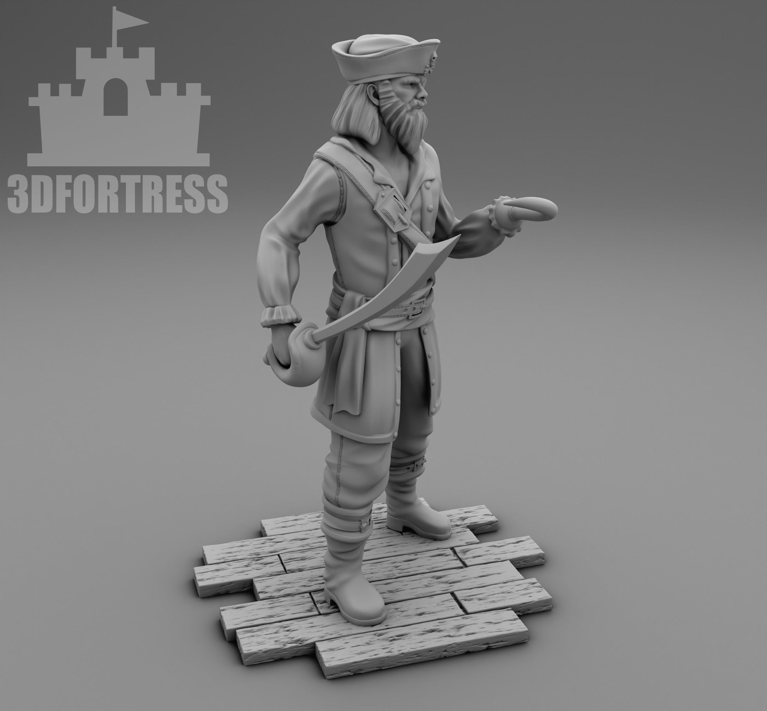 HookPirate 3D print model_1