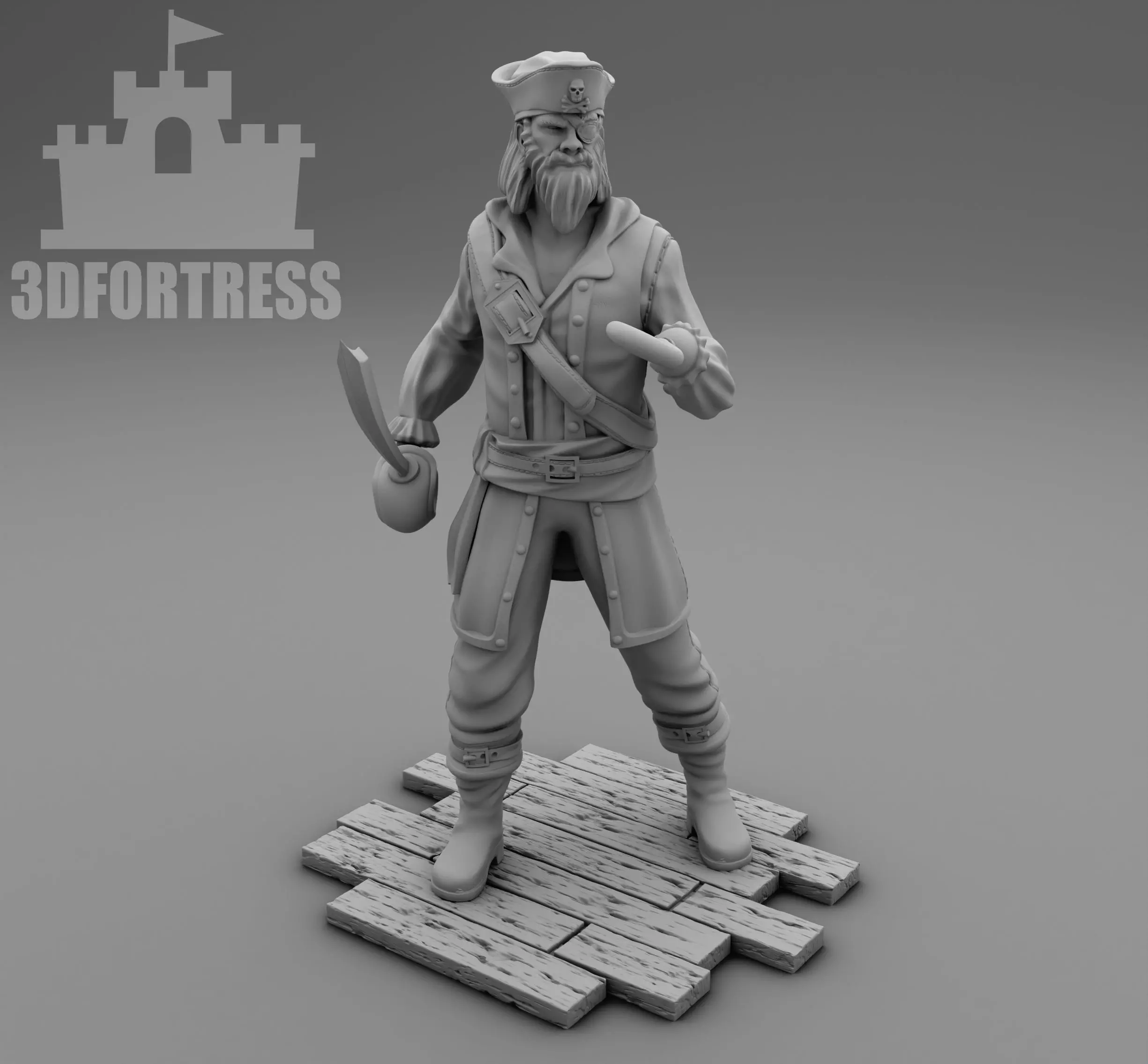 HookPirate 3D print model_0