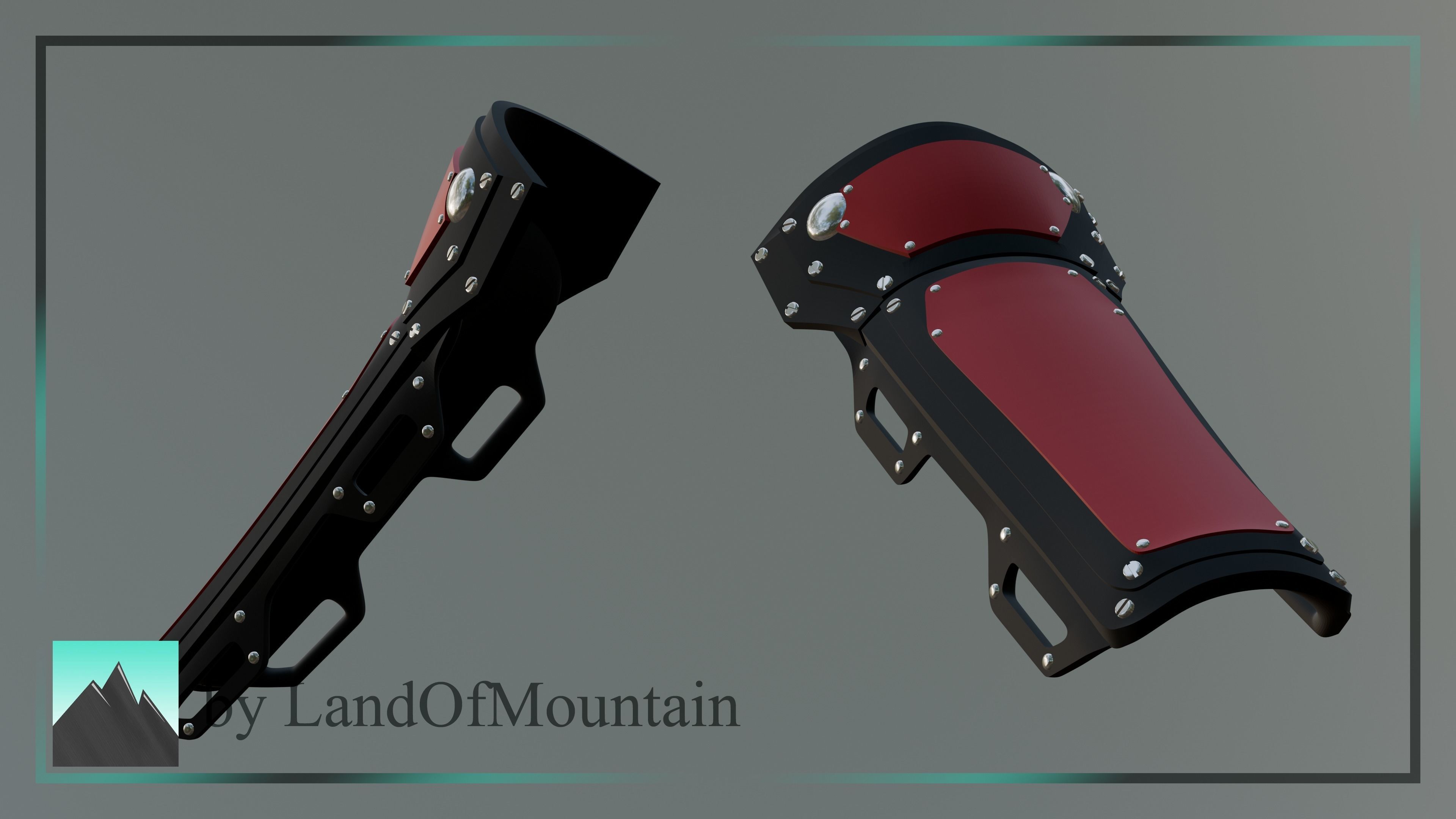 Final Fantasy VII - Tifa Lockhart Armor Set 3D print model_6