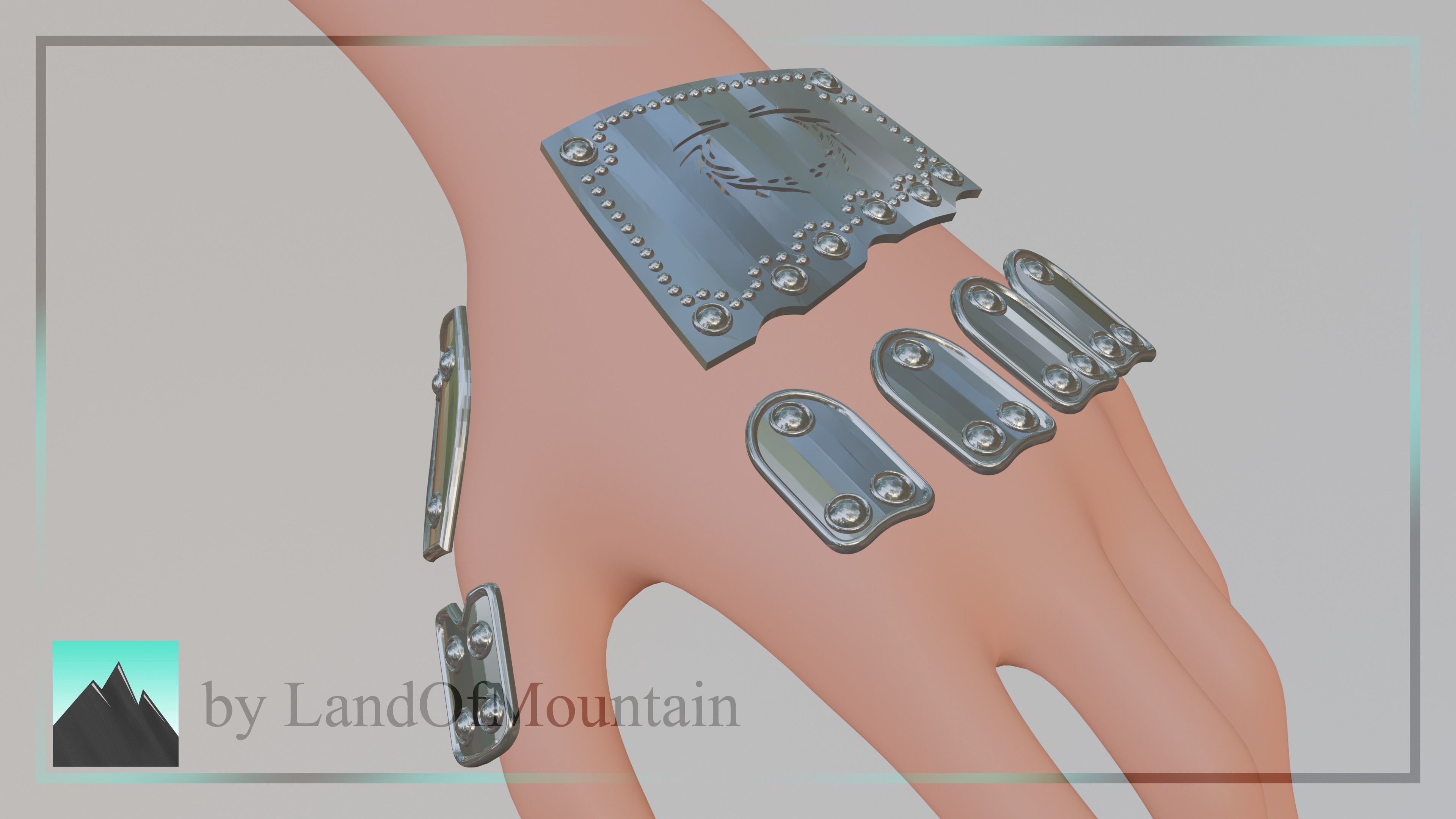 Final Fantasy VII - Tifa Lockhart Armor Set 3D print model_2