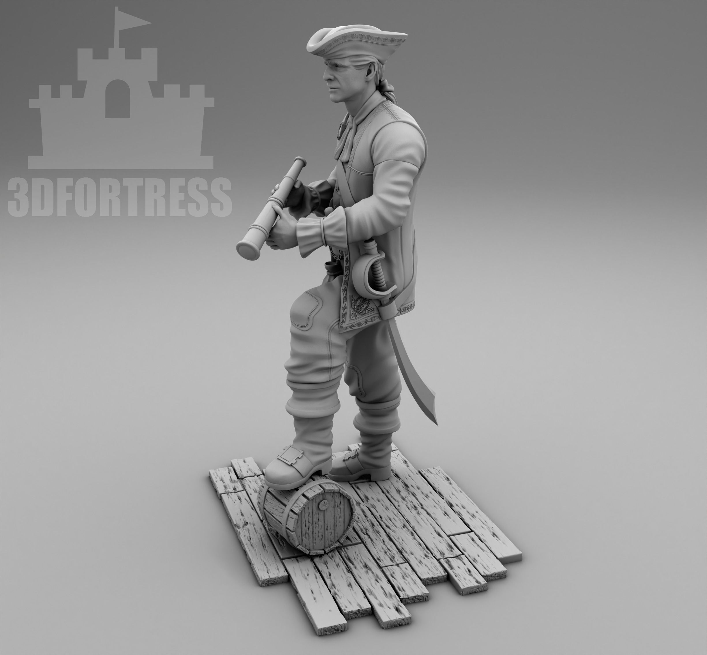 Capitan 3D print model_1