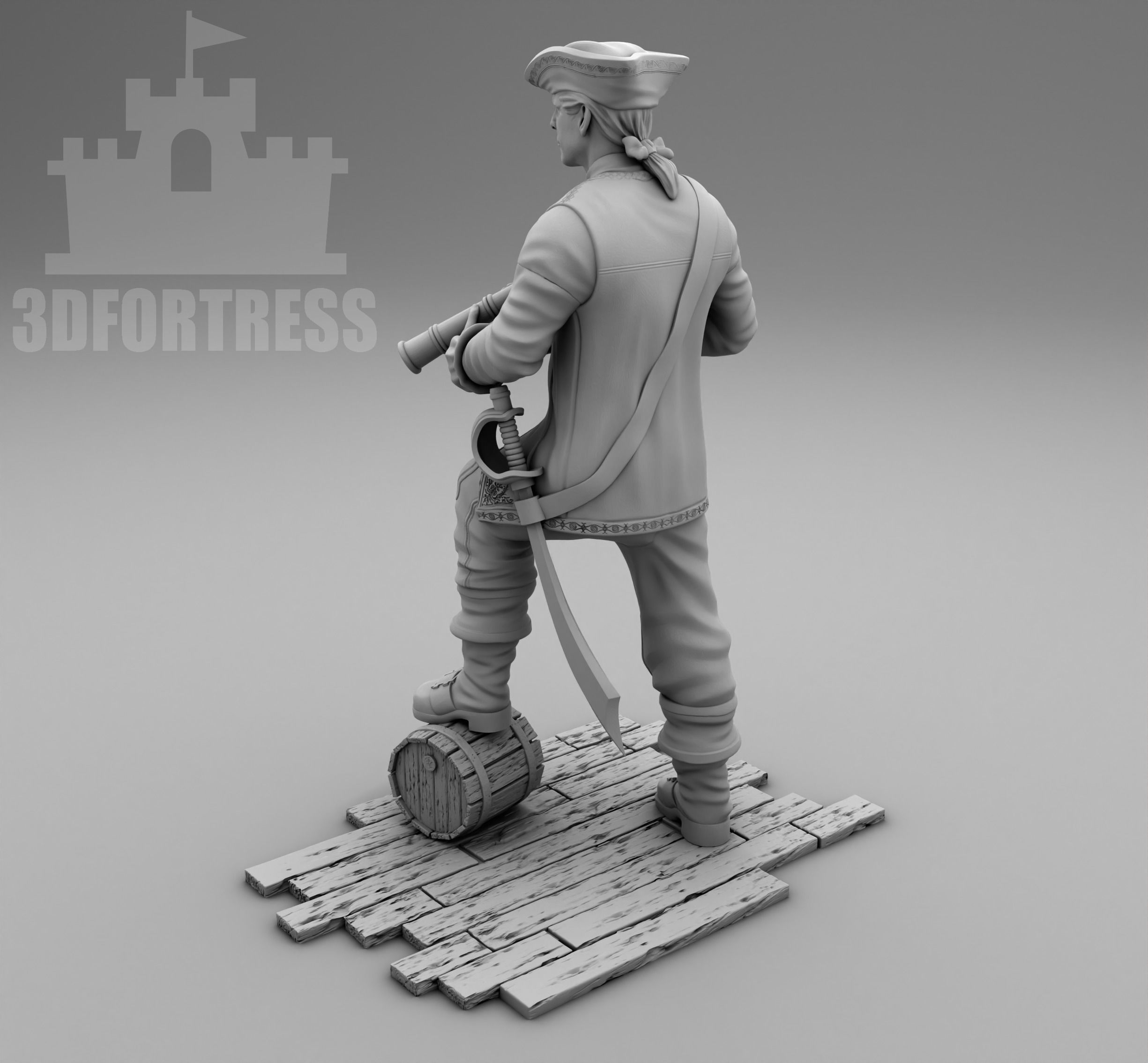 Capitan 3D print model_2