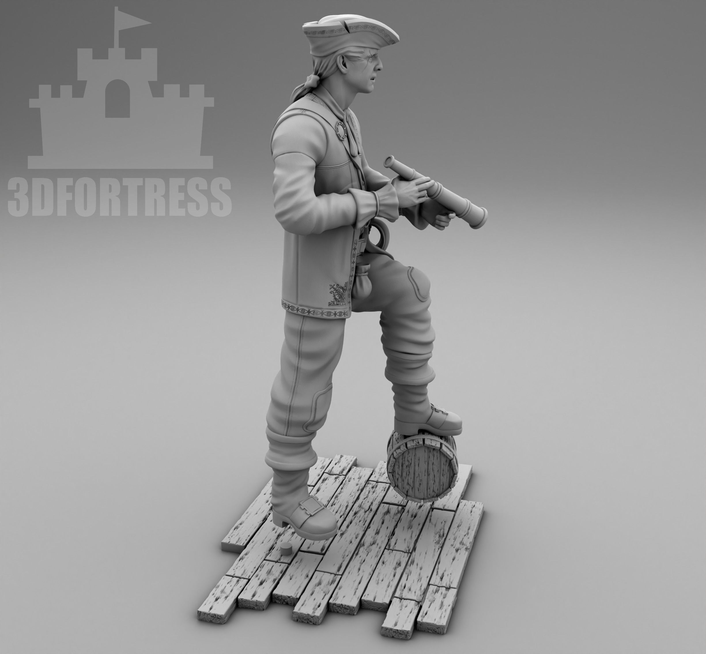 Capitan 3D print model_3