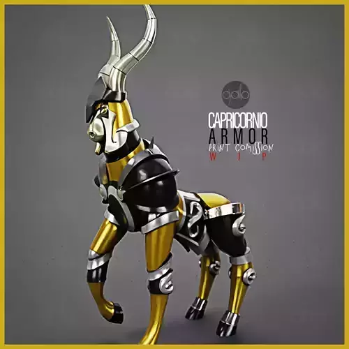 CAPRICORNIO ARMOR  caballeros  del  zodiaco 3D print model