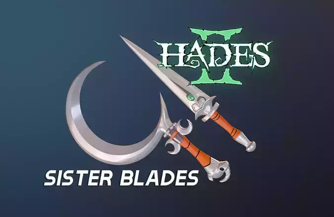 Hades 2 - Melinoe Sister Blades 3D print model