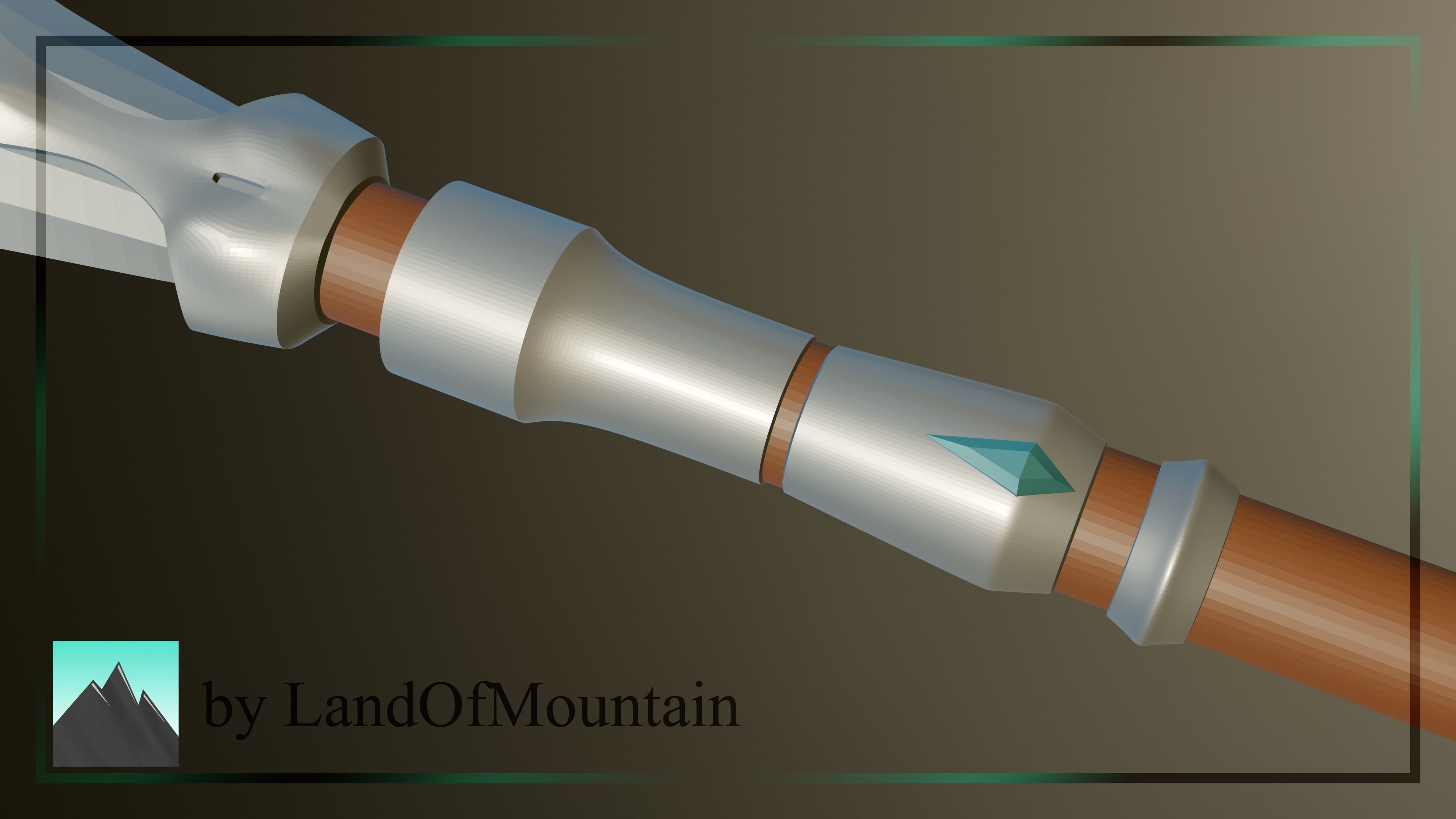 Final Fantasy XVI - Shula Axe 3D print model_4