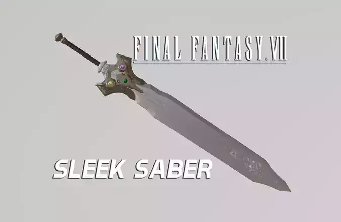 Final Fantasy VII - Cloud Strife Sleek Saber