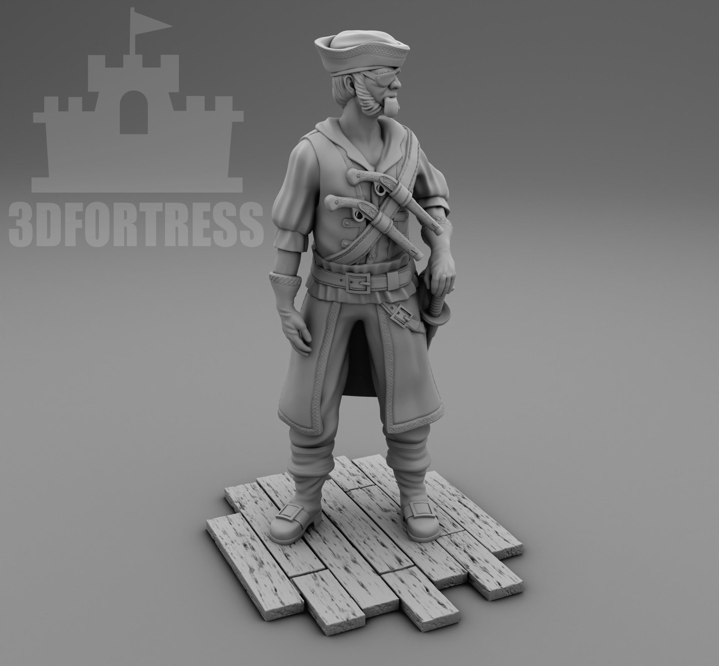 Bozman 3D print model_1