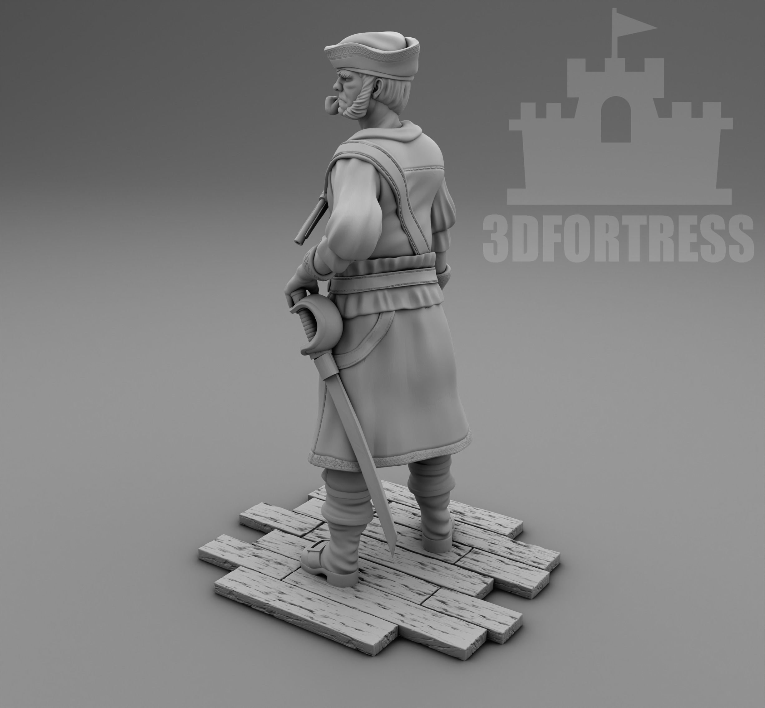 Bozman 3D print model_2