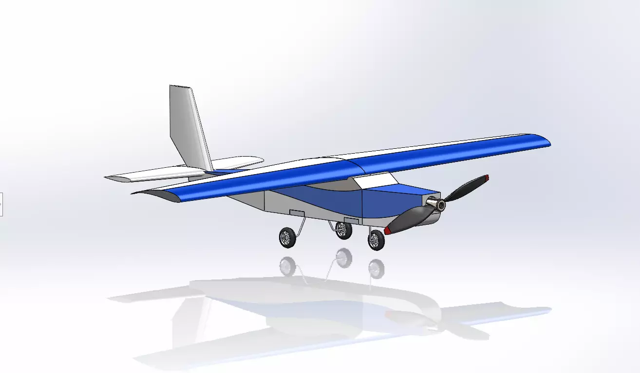 RC Aircraft Cad 3D model