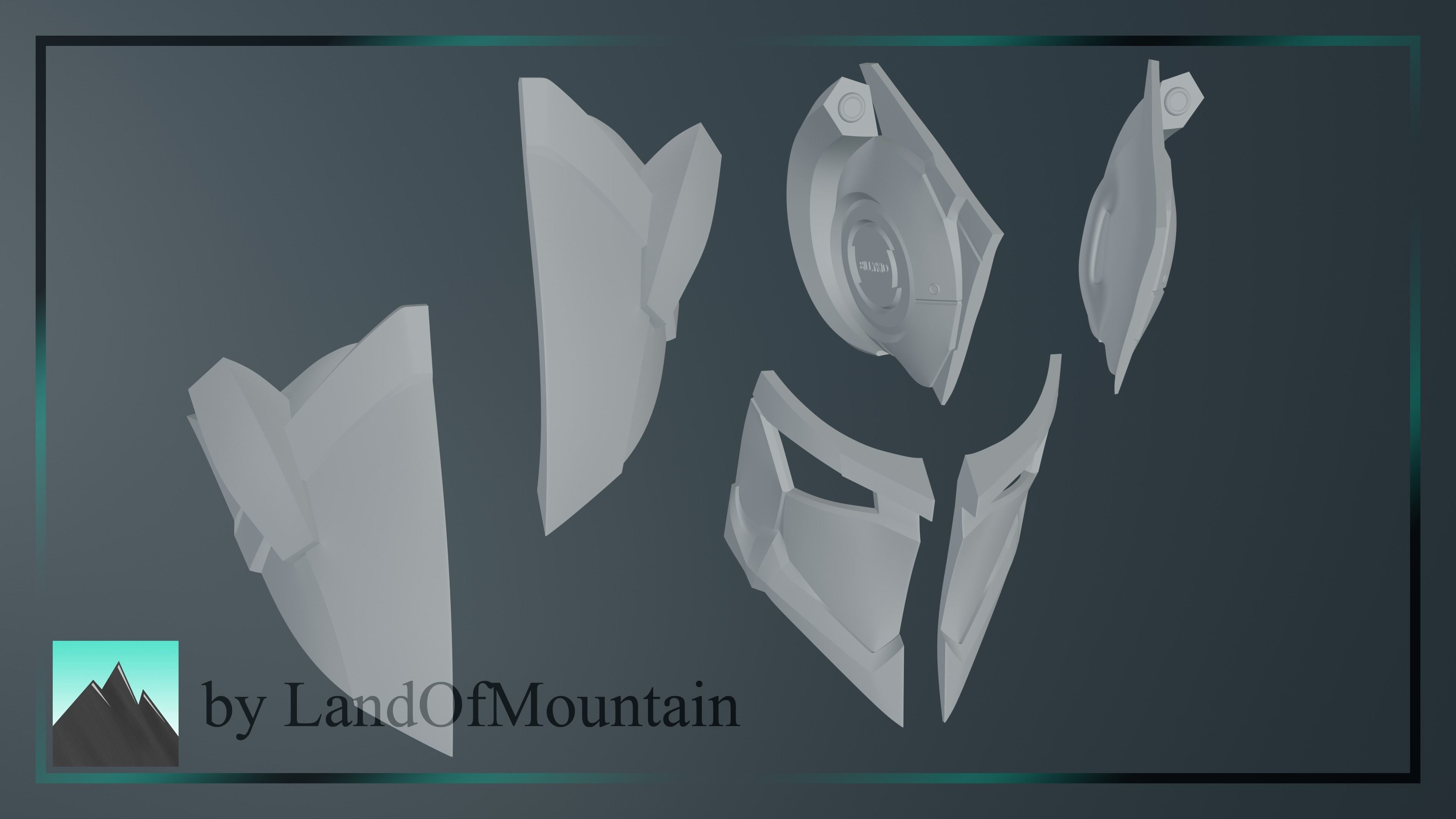 Zenless Zone Zero - Billy Kid Mask 3D print model_5