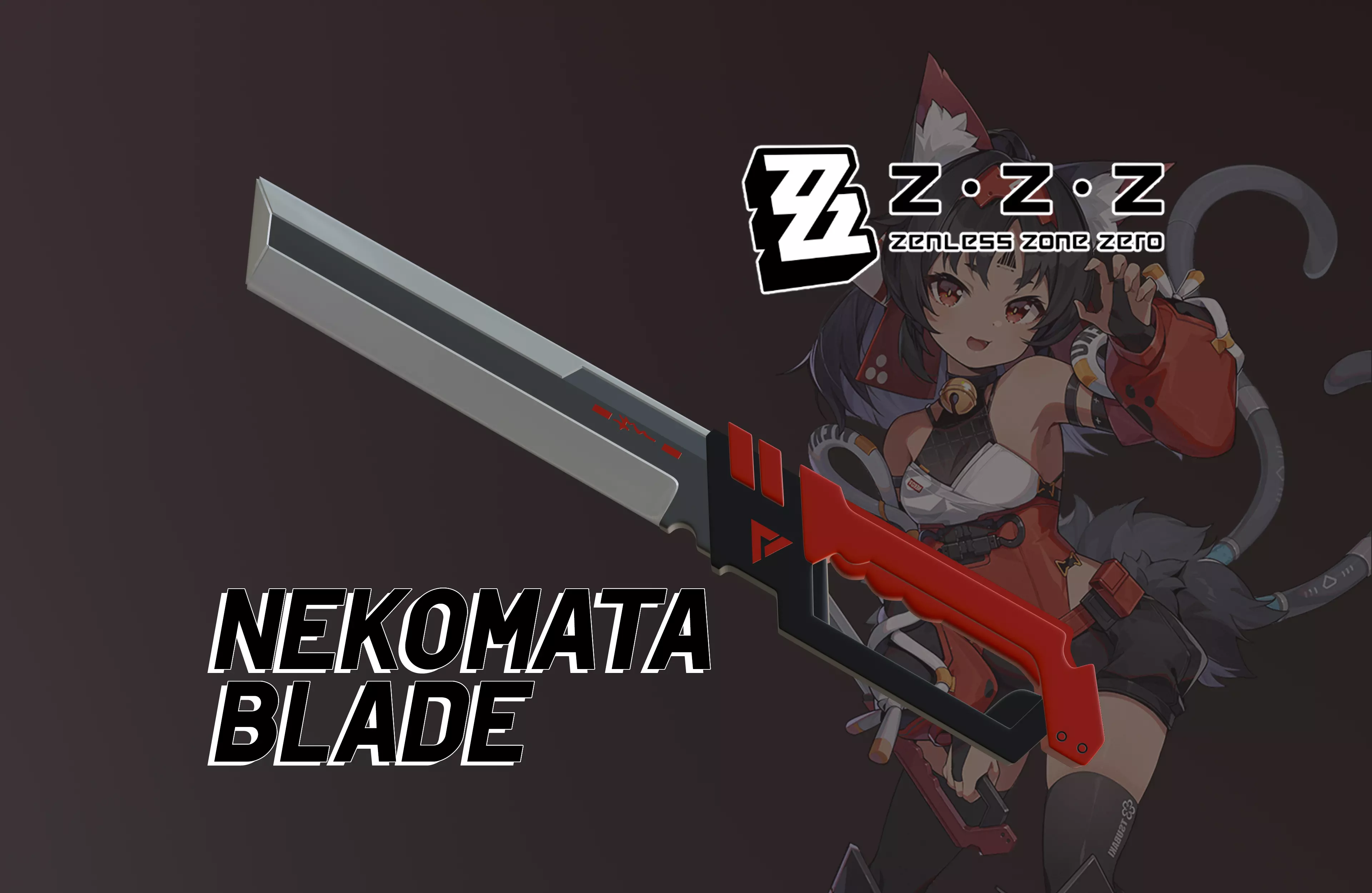 Zenless Zone Zero - Nekomata Blade 3D print model_0