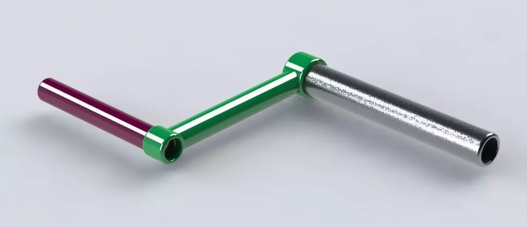 A5M4 Crank 3D print model_0