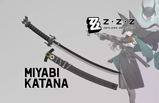 Zenless Zone Zero - Miyabi Katana 3D print model