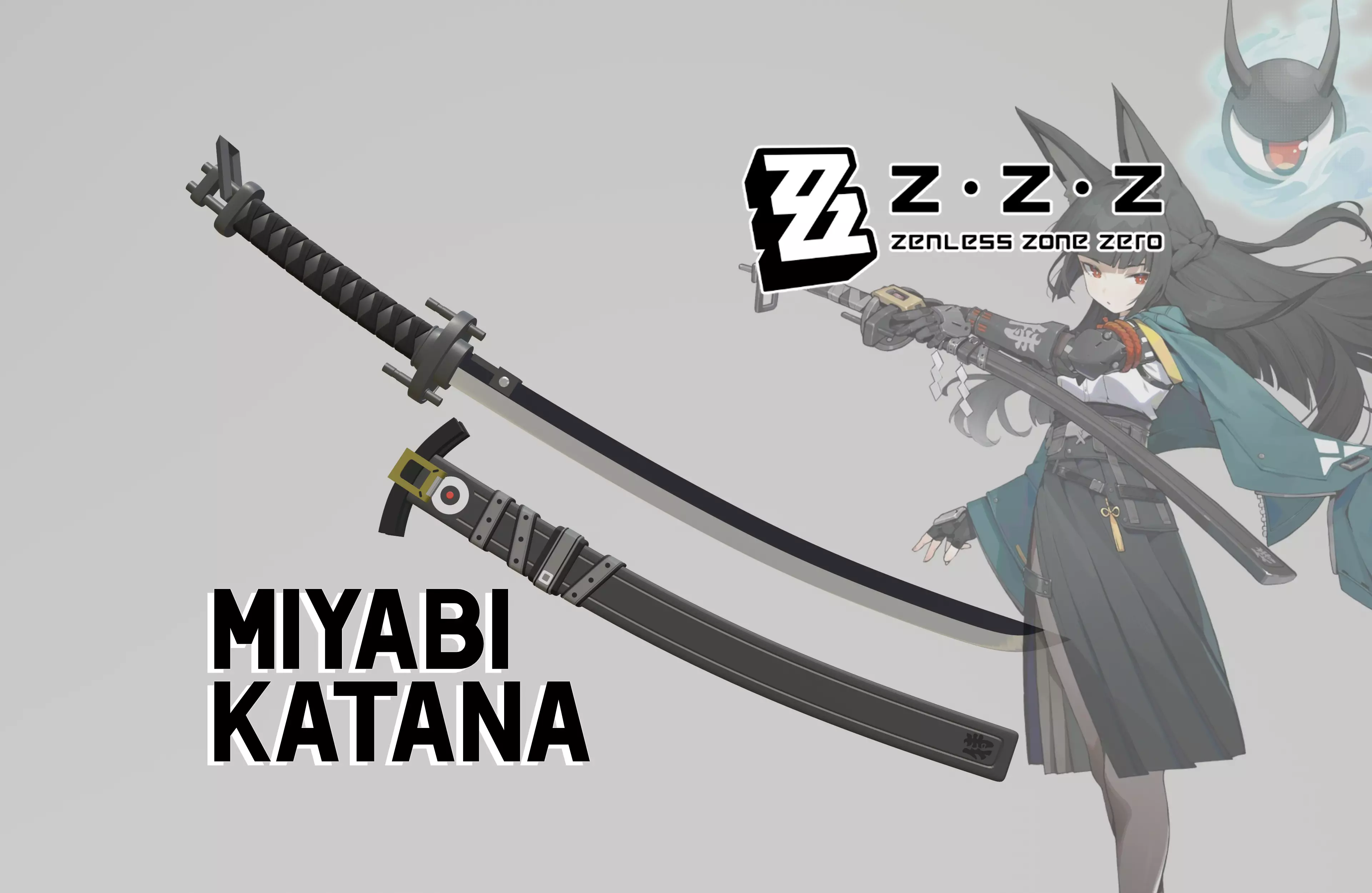 Zenless Zone Zero - Miyabi Katana 3D print model_0
