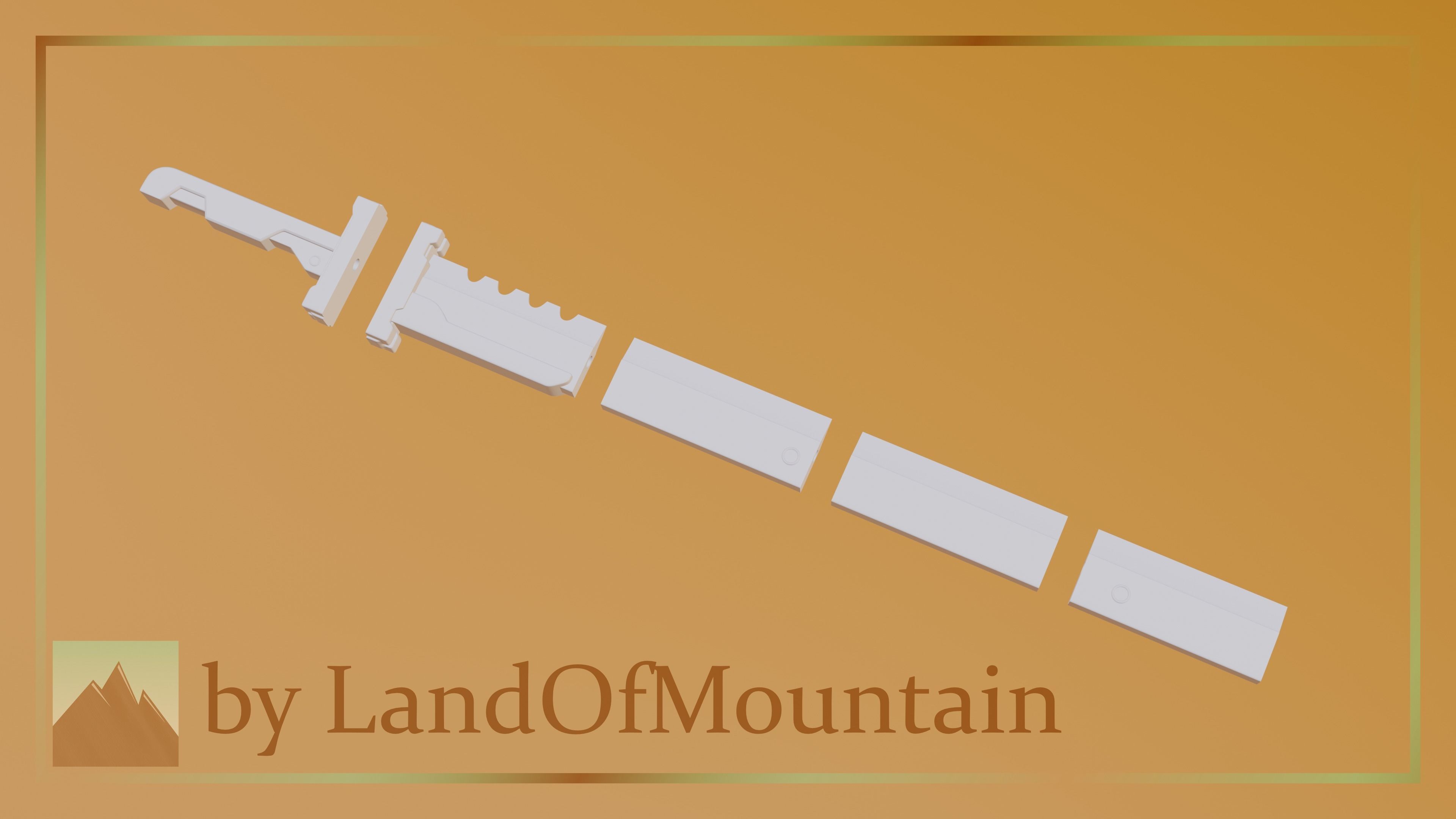 Zenless Zone Zero - Soldier 11 Sword 3D print model_4