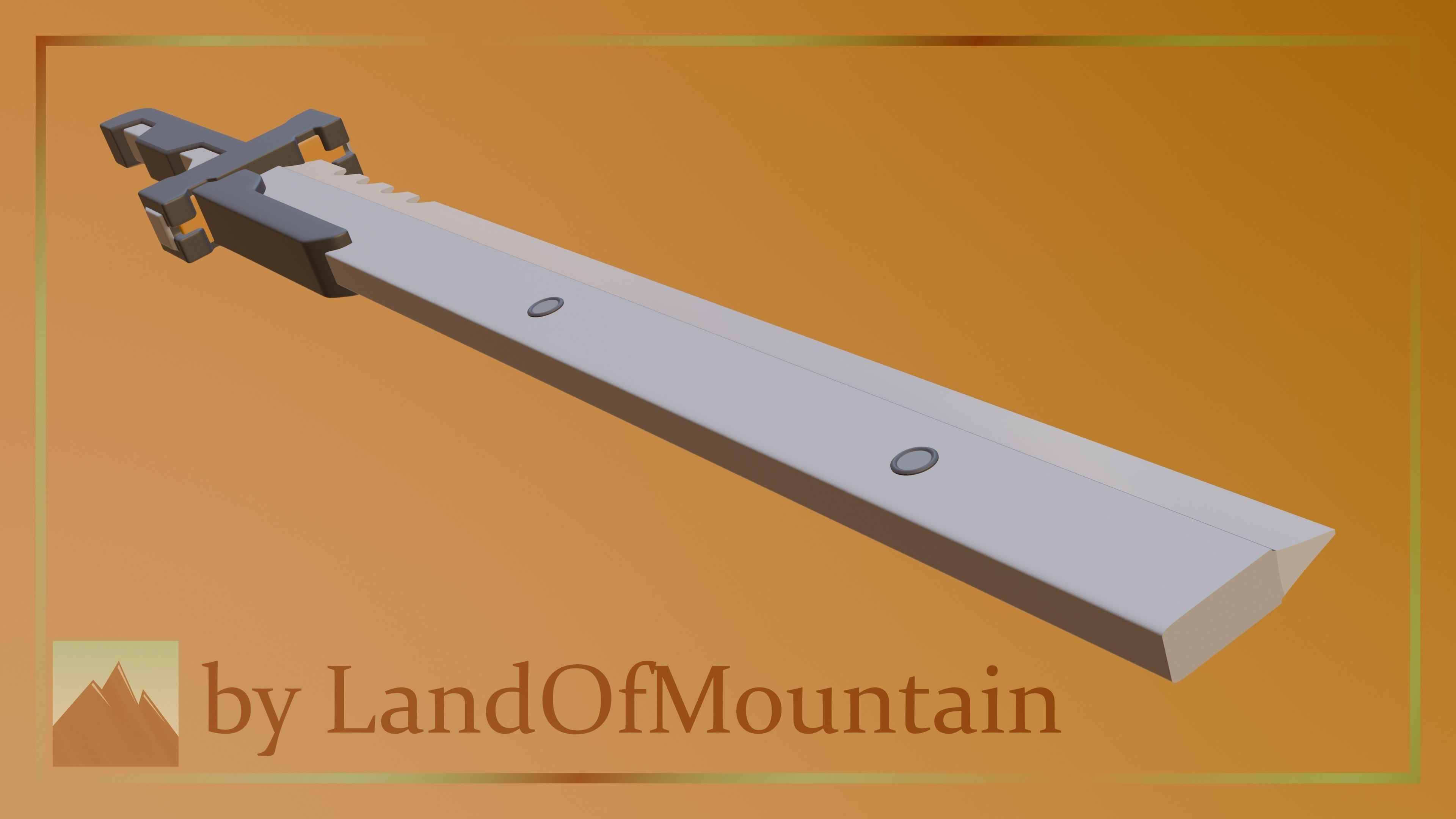 Zenless Zone Zero - Soldier 11 Sword 3D print model_2