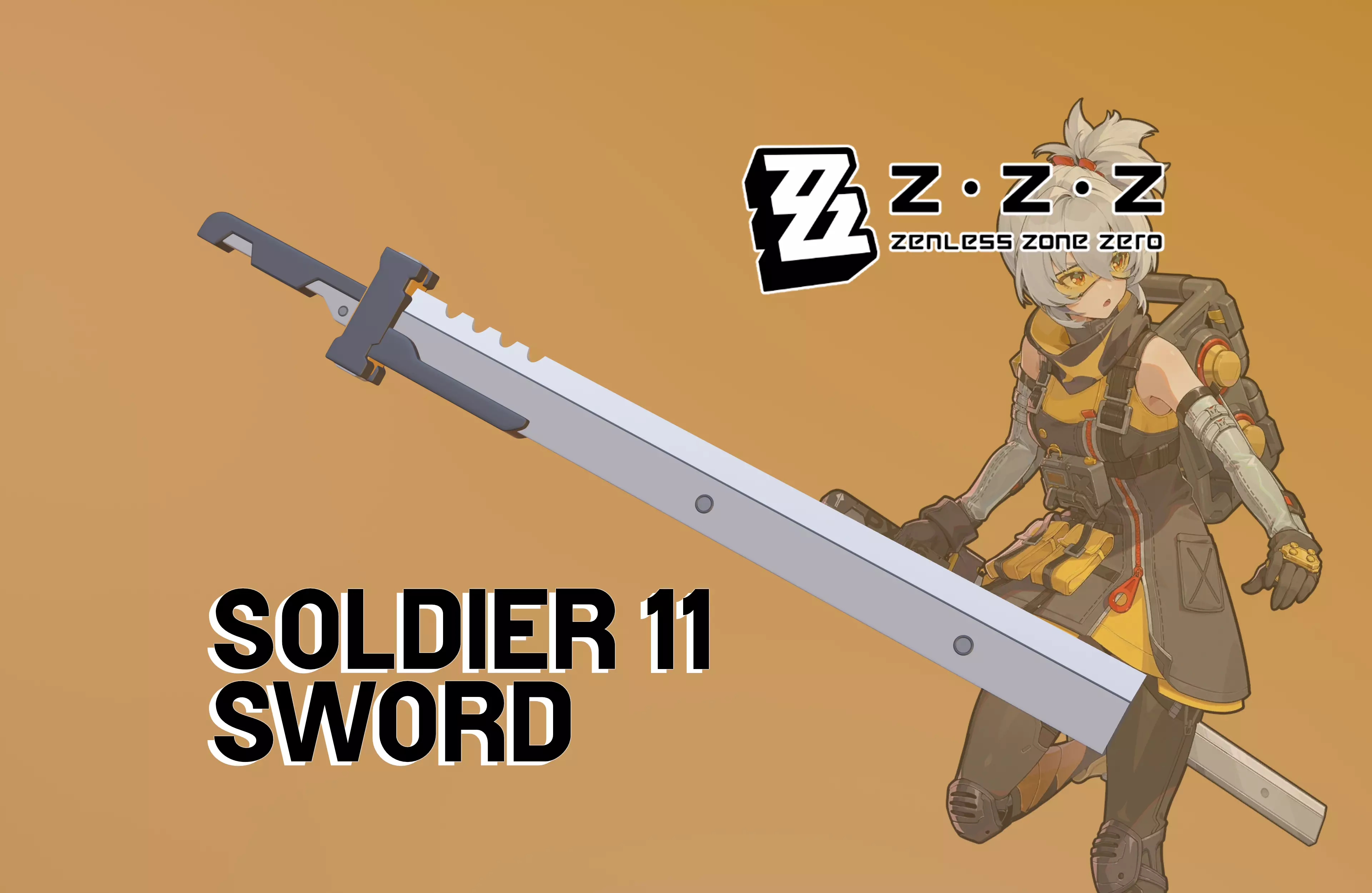 Zenless Zone Zero - Soldier 11 Sword 3D print model_0