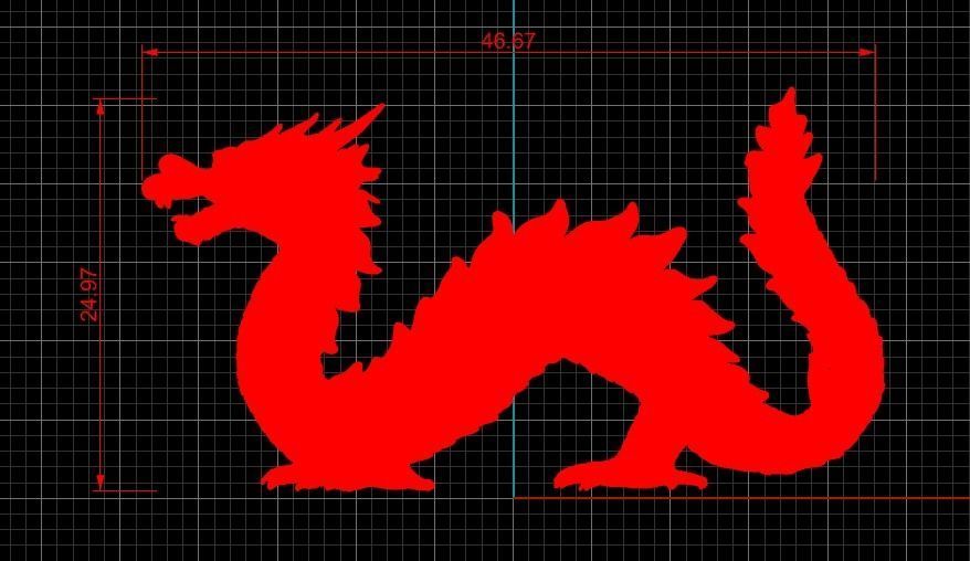 china dragon 3D print model_2