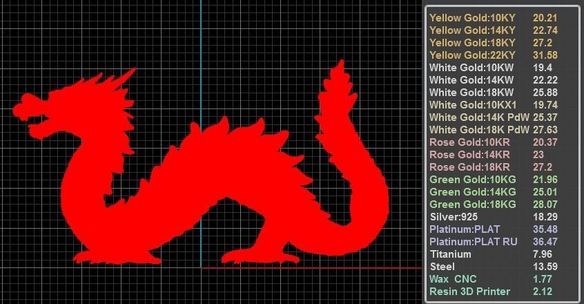 china dragon 3D print model_3