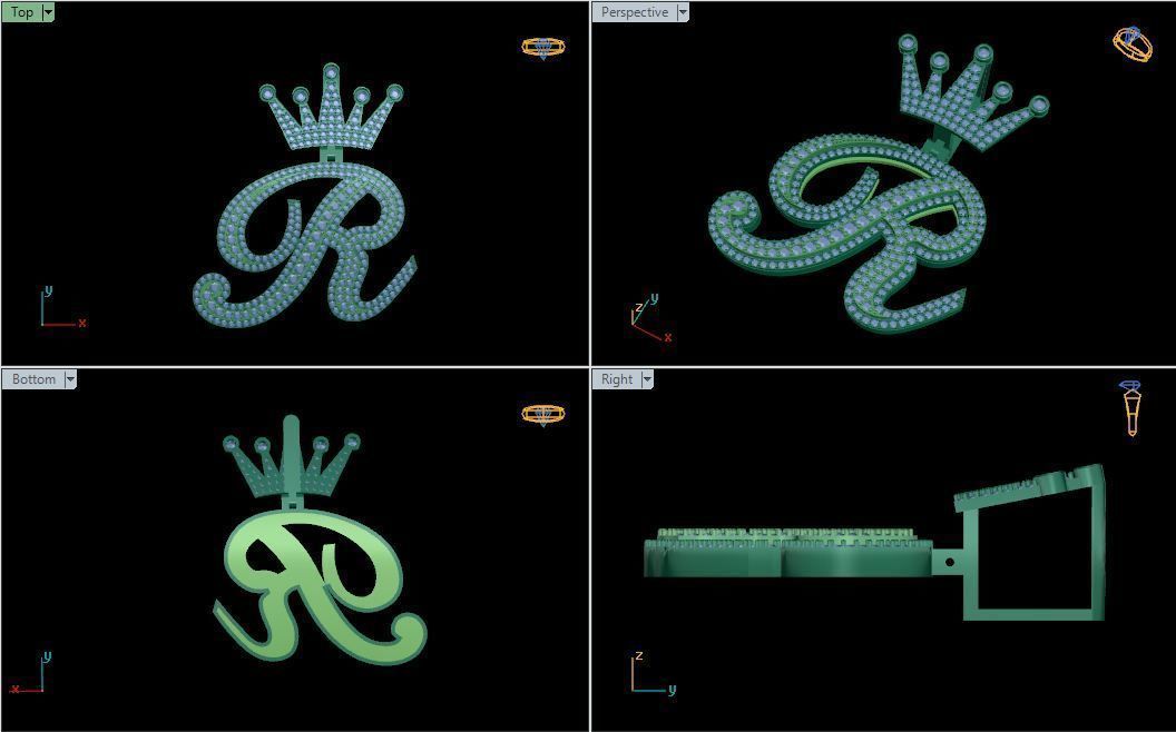 A To Z Alfabet 3D model_17