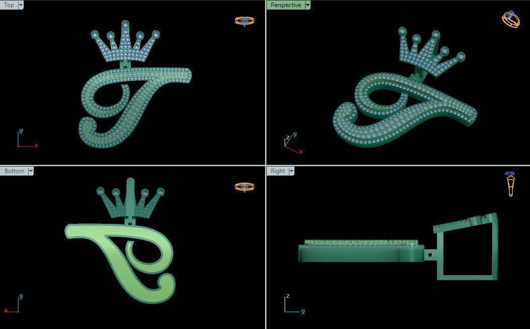 A To Z Alfabet 3D model_19