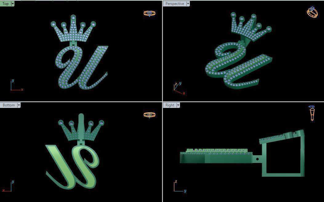 A To Z Alfabet 3D model_20