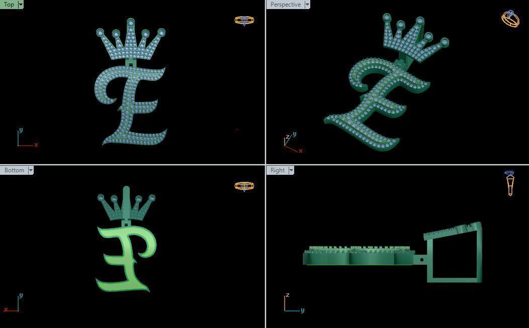 A To Z Alfabet 3D model_4