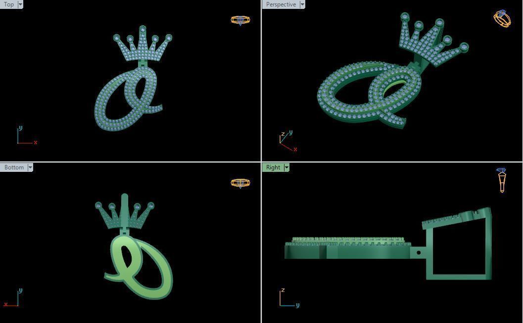 A To Z Alfabet 3D model_14