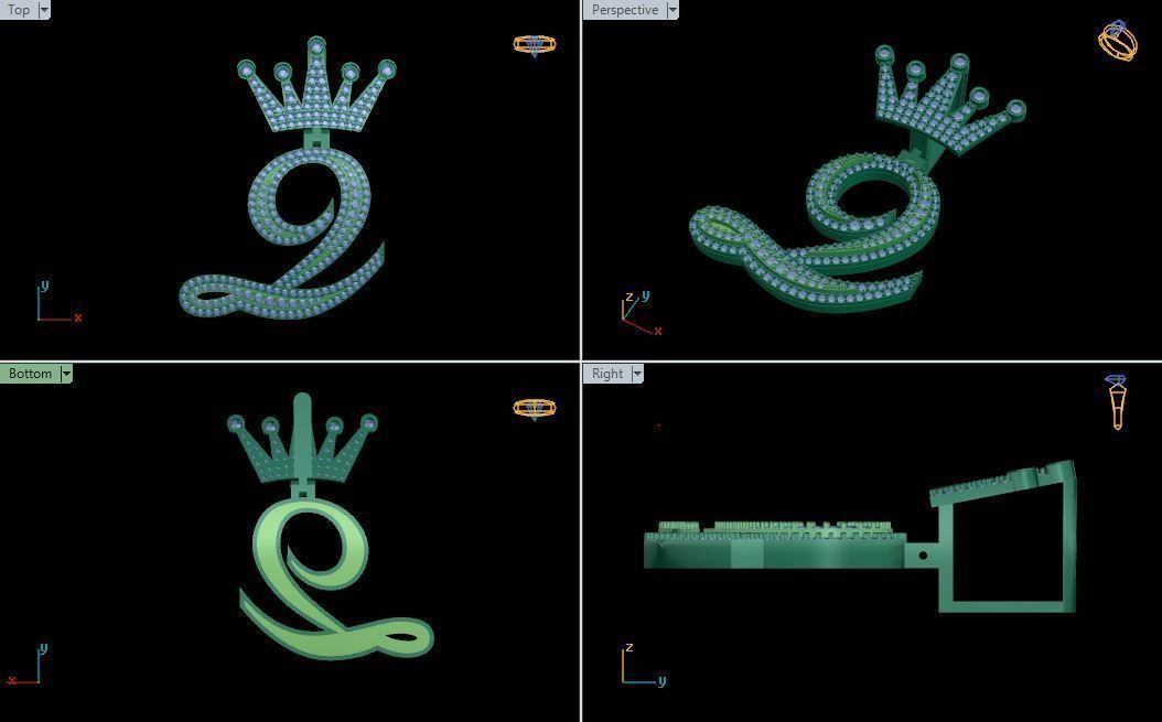 A To Z Alfabet 3D model_16