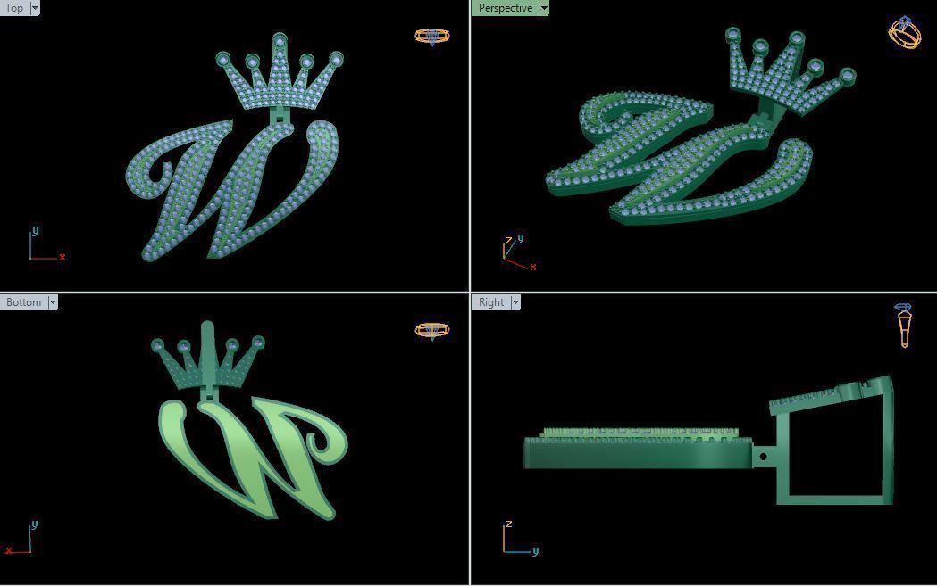 A To Z Alfabet 3D model_21