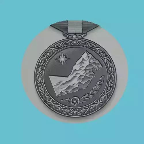 Oman Map Medallion Wall Art Printer