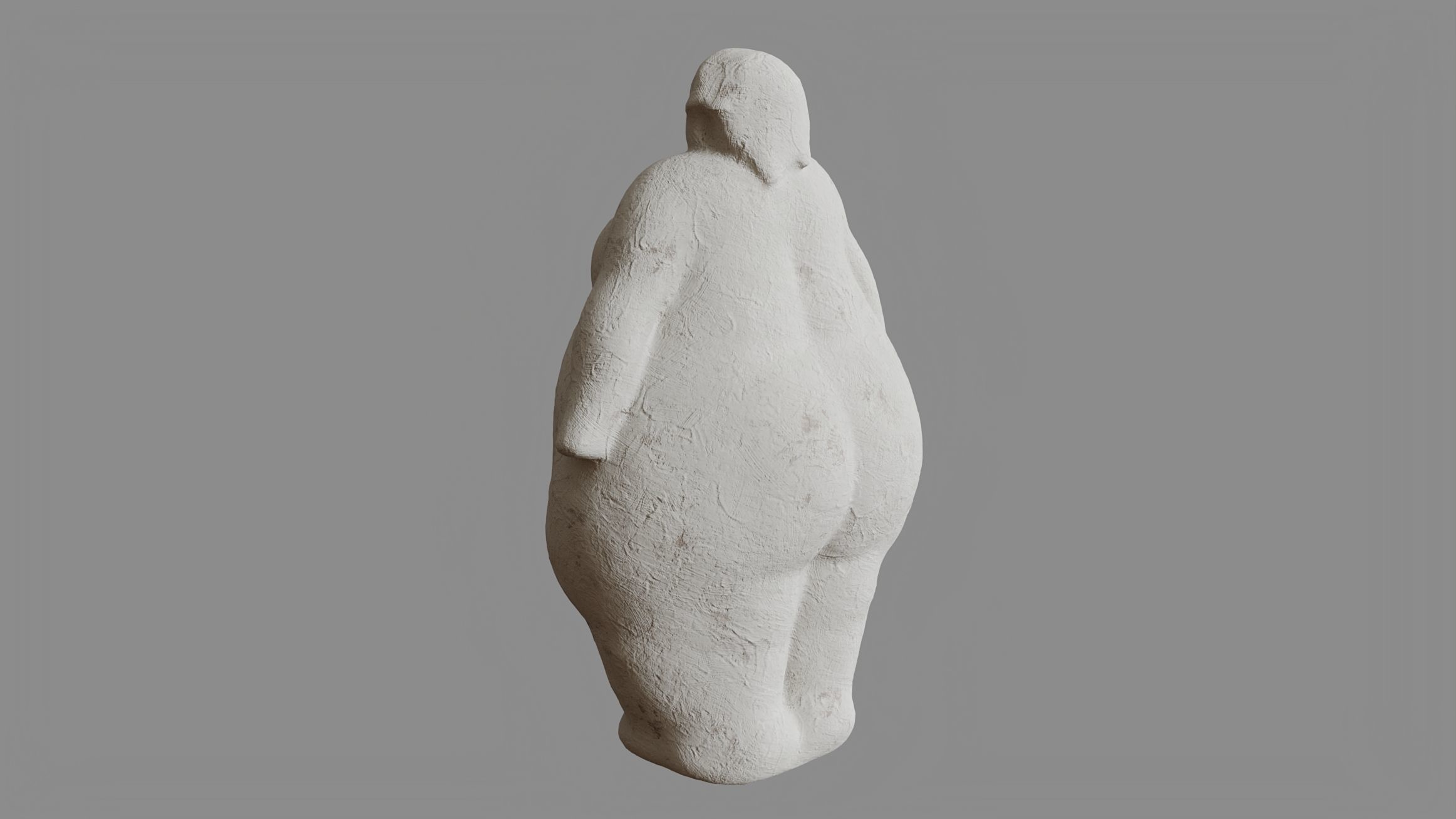 Female Figurine Decoration 3D model_2