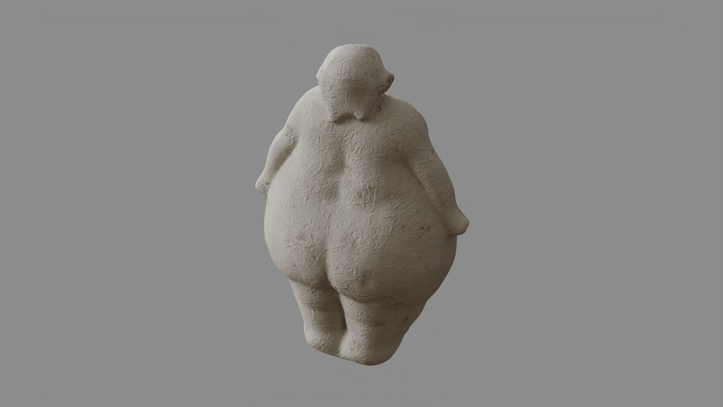 Female Figurine Decoration 3D model_4