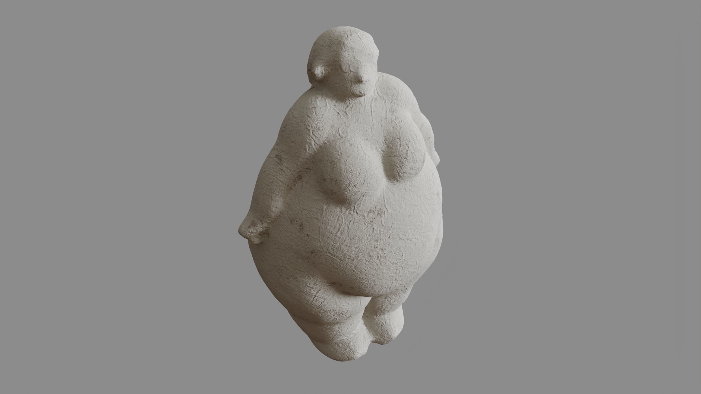 Female Figurine Decoration 3D model_1