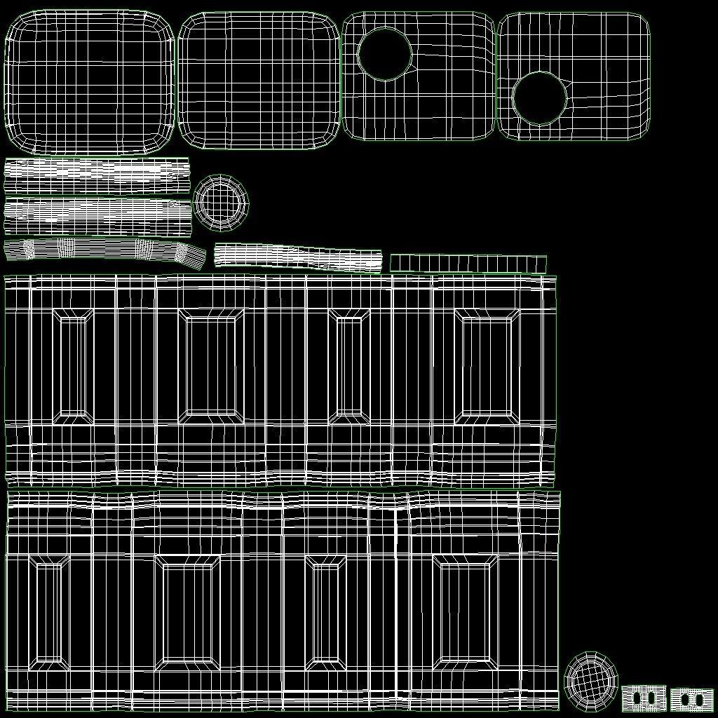 Oil Can Small Low-poly 3D model_14