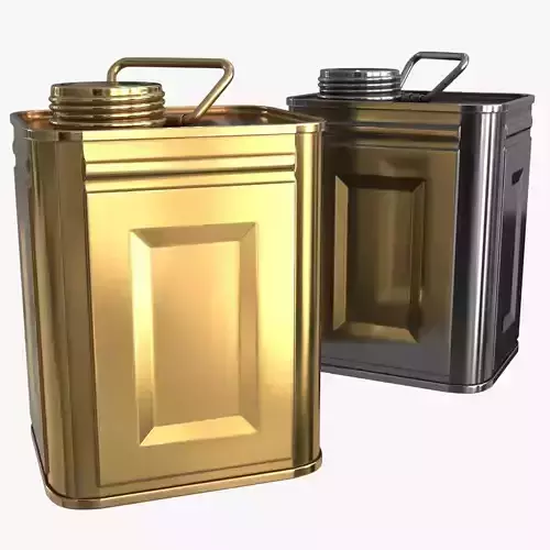 Oil Can Small Low-poly 3D model