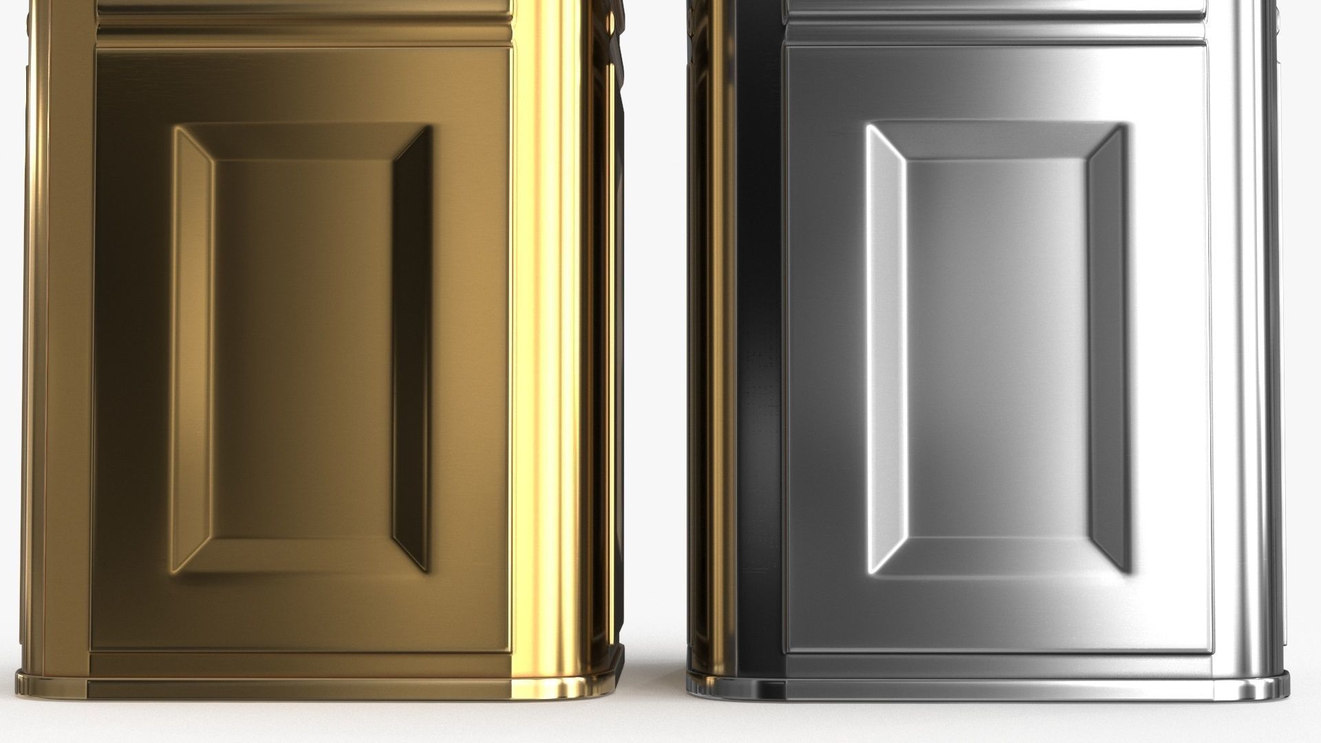 Oil Can Small Low-poly 3D model_4