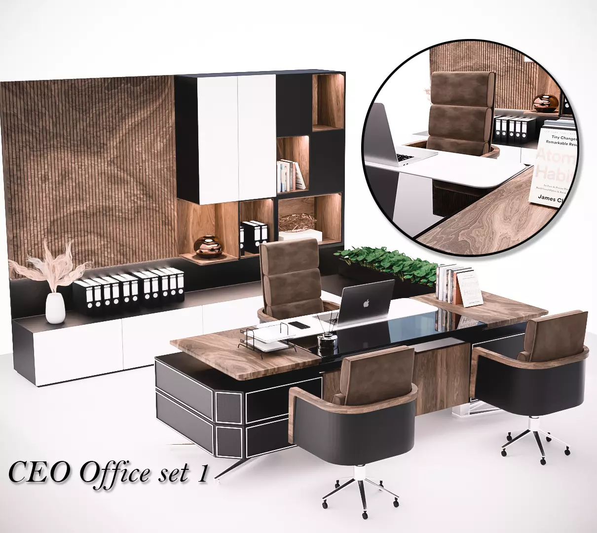 Office-Manager Set 3D model
