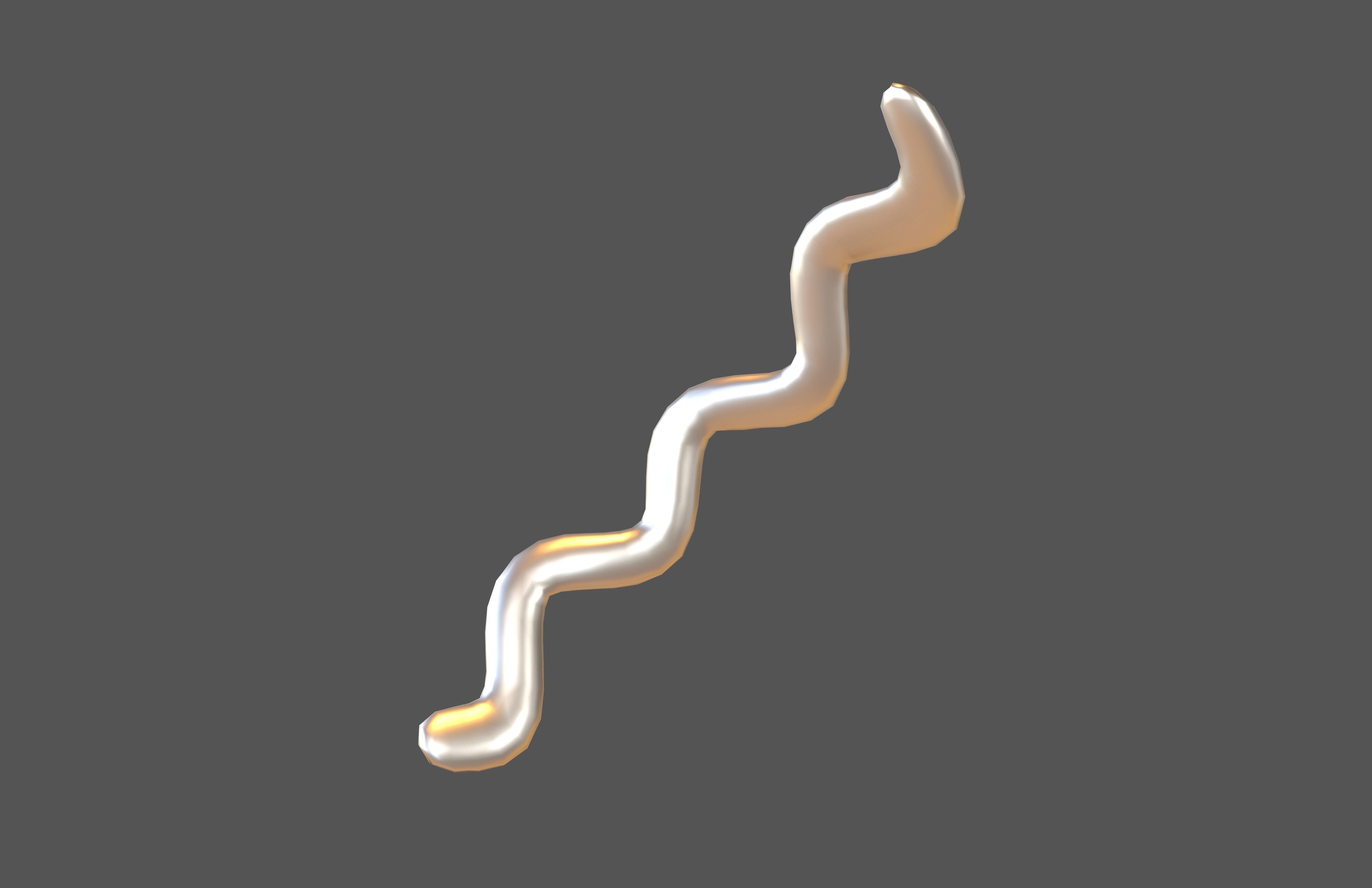 Basic Shape Elements Zig Zag v1 007 Low-poly 3D model_2