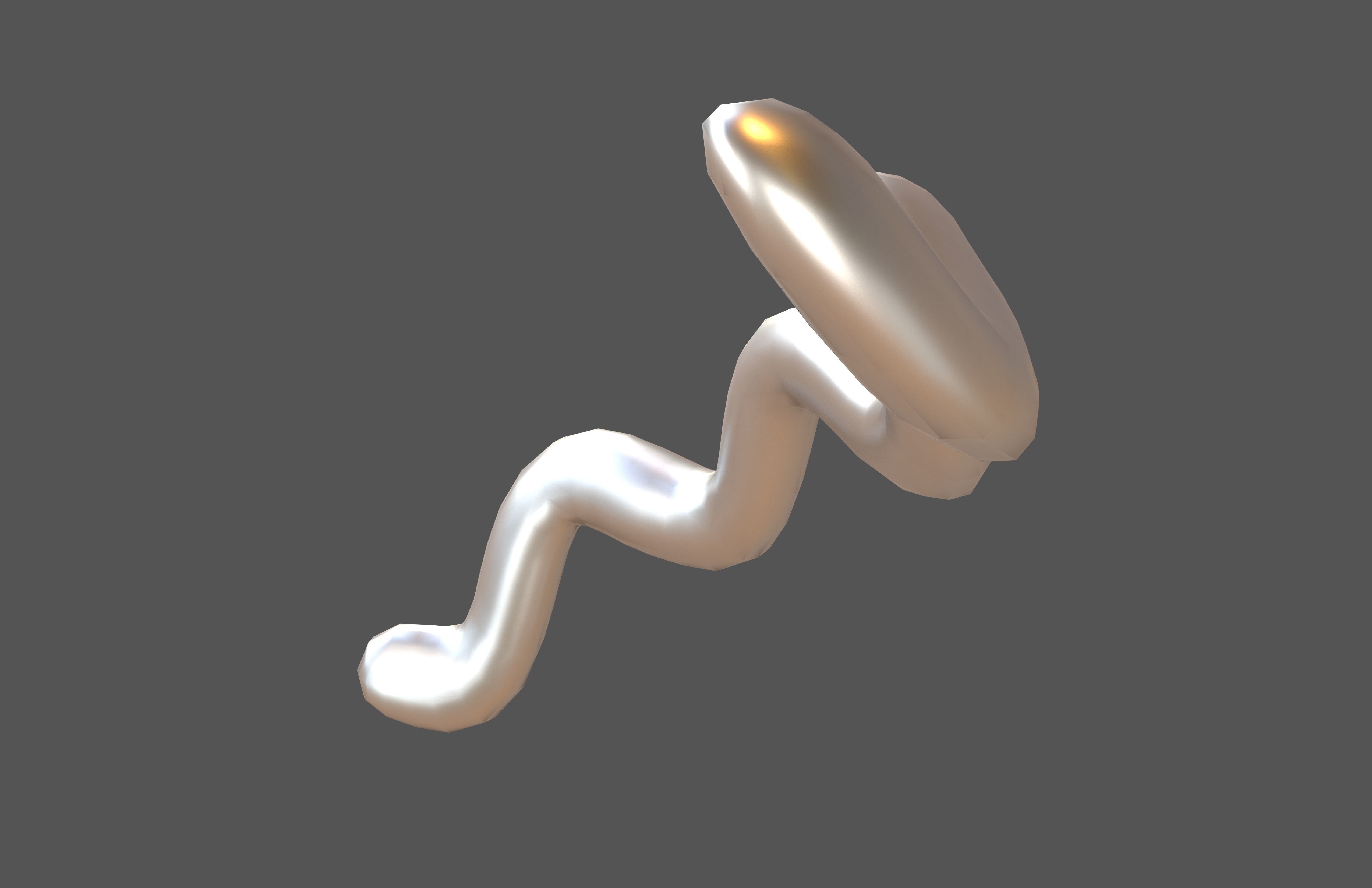 Basic Shape Elements Zig Zag v1 007 Low-poly 3D model_3