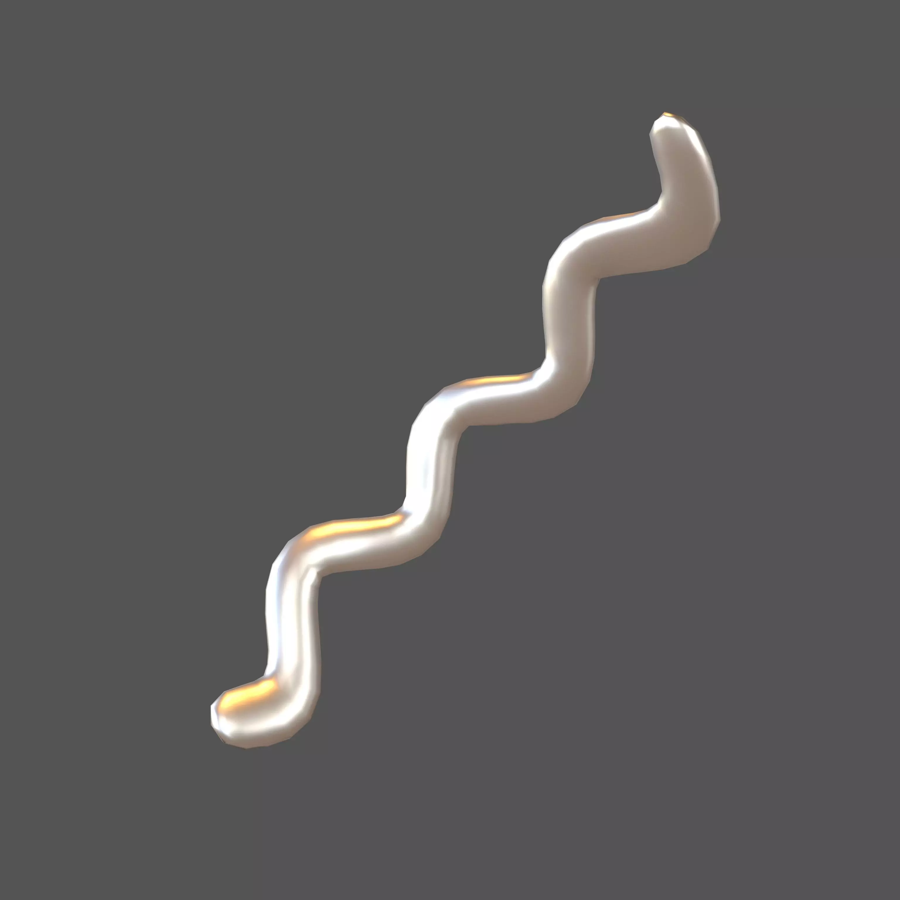 Basic Shape Elements Zig Zag v1 007 Low-poly 3D model_0