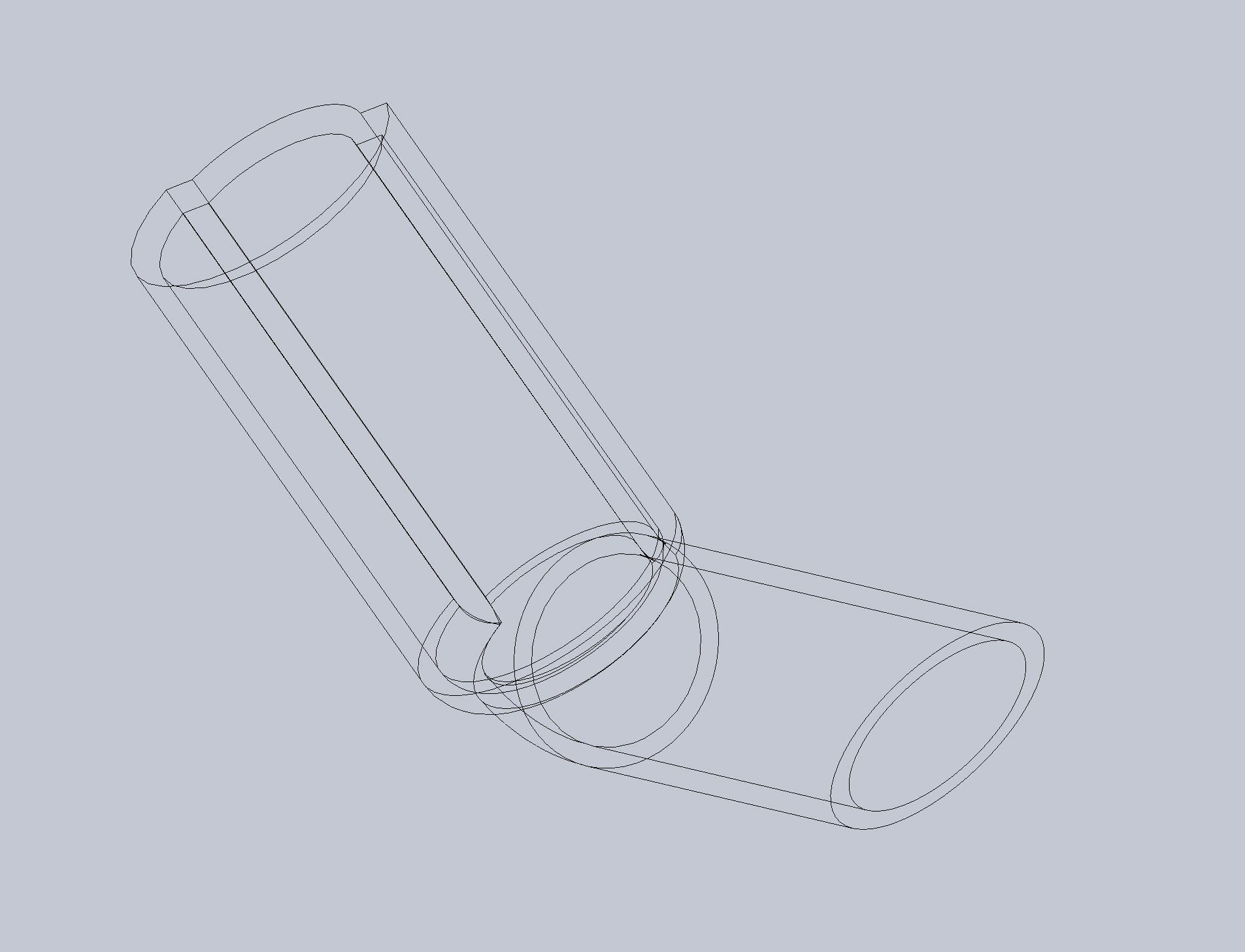 A5M4 Exhaust pipe 3D print model_1
