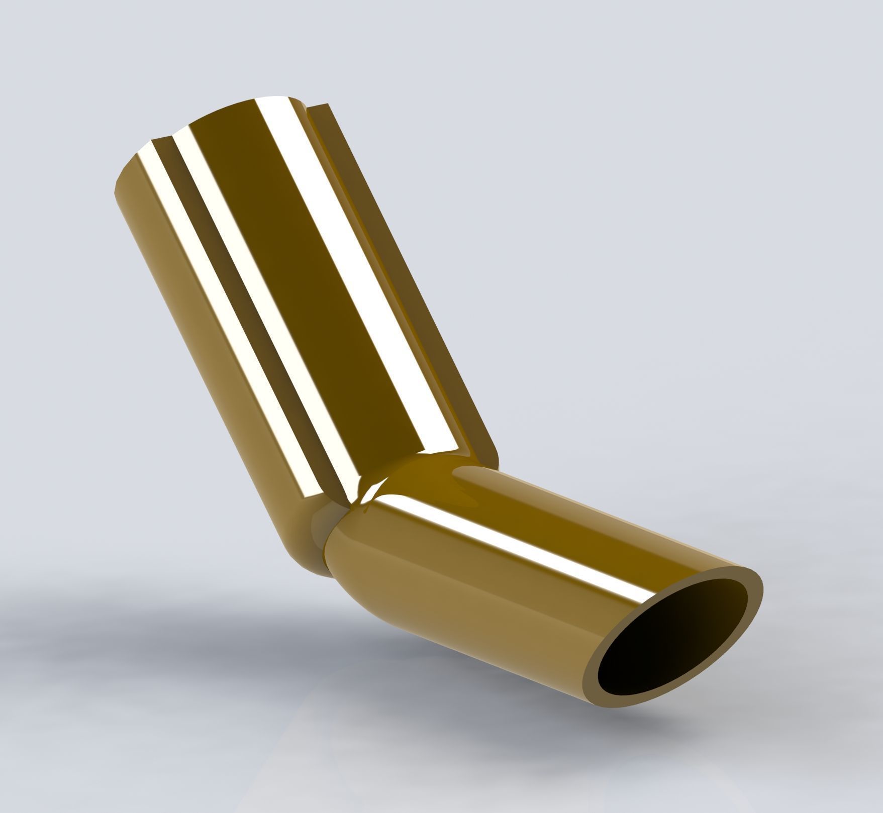 A5M4 Exhaust pipe 3D print model_2