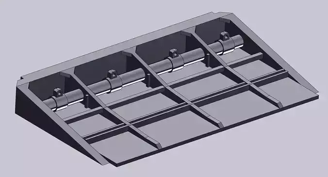A5M4 Flap bay 3D print model