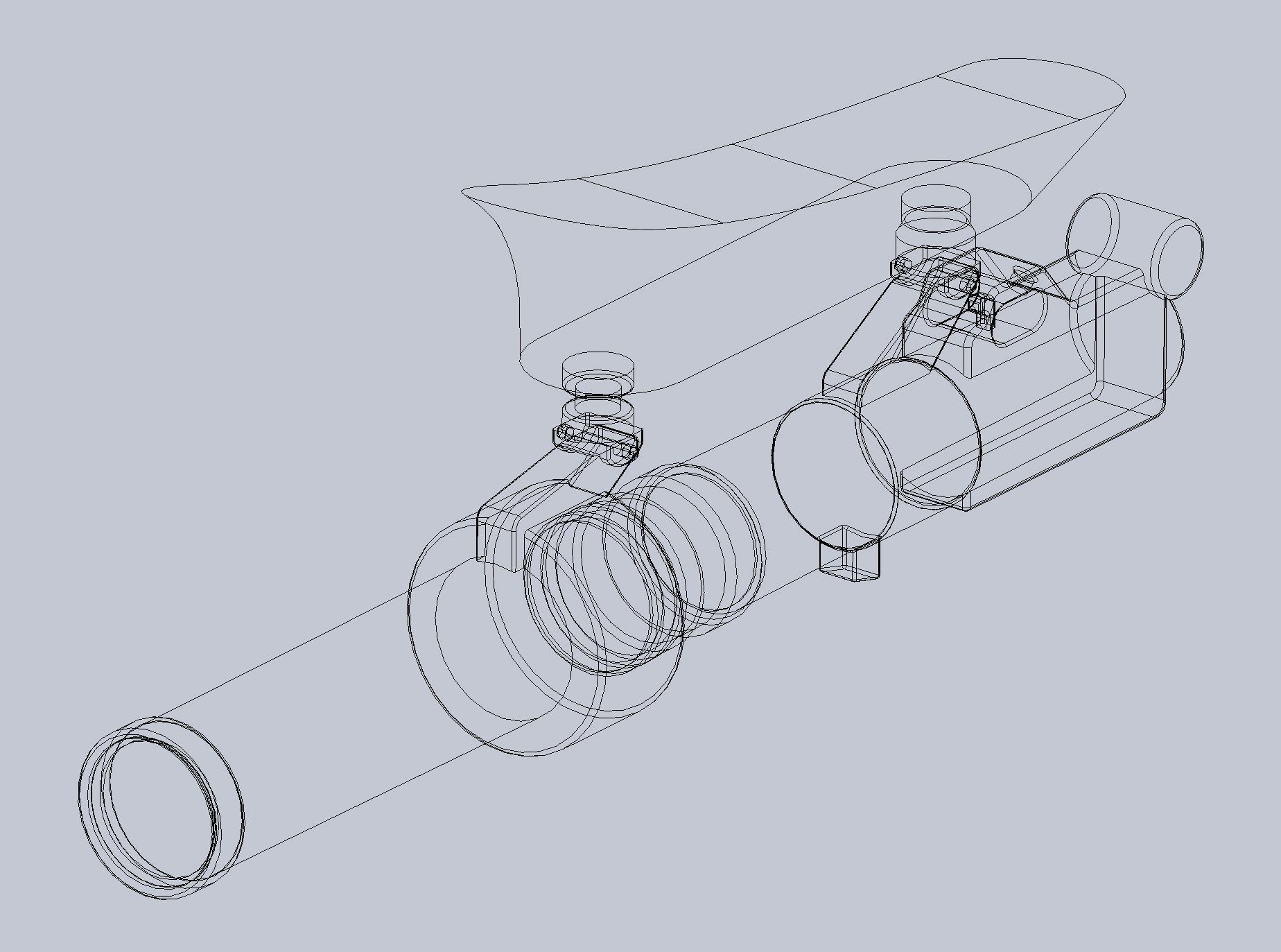 A5M4 Photo gun 3D print model_1