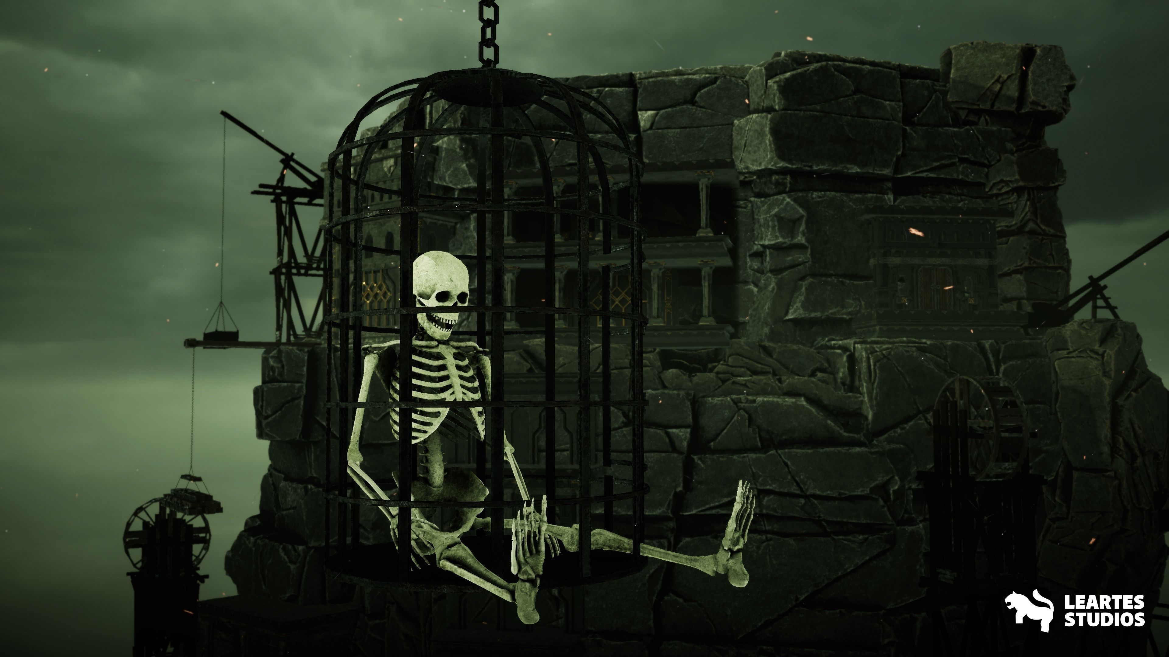 Dwarven Dungeon - Throne Room Low-poly 3D model_5