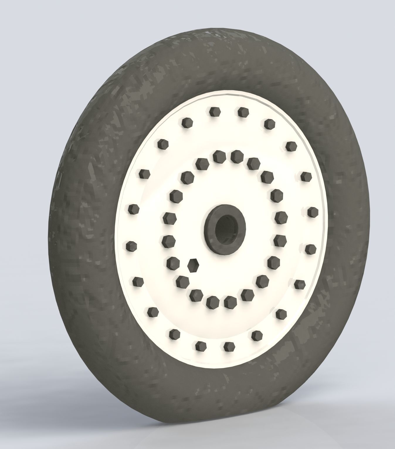 A5M4 Main wheel 3D print model_2