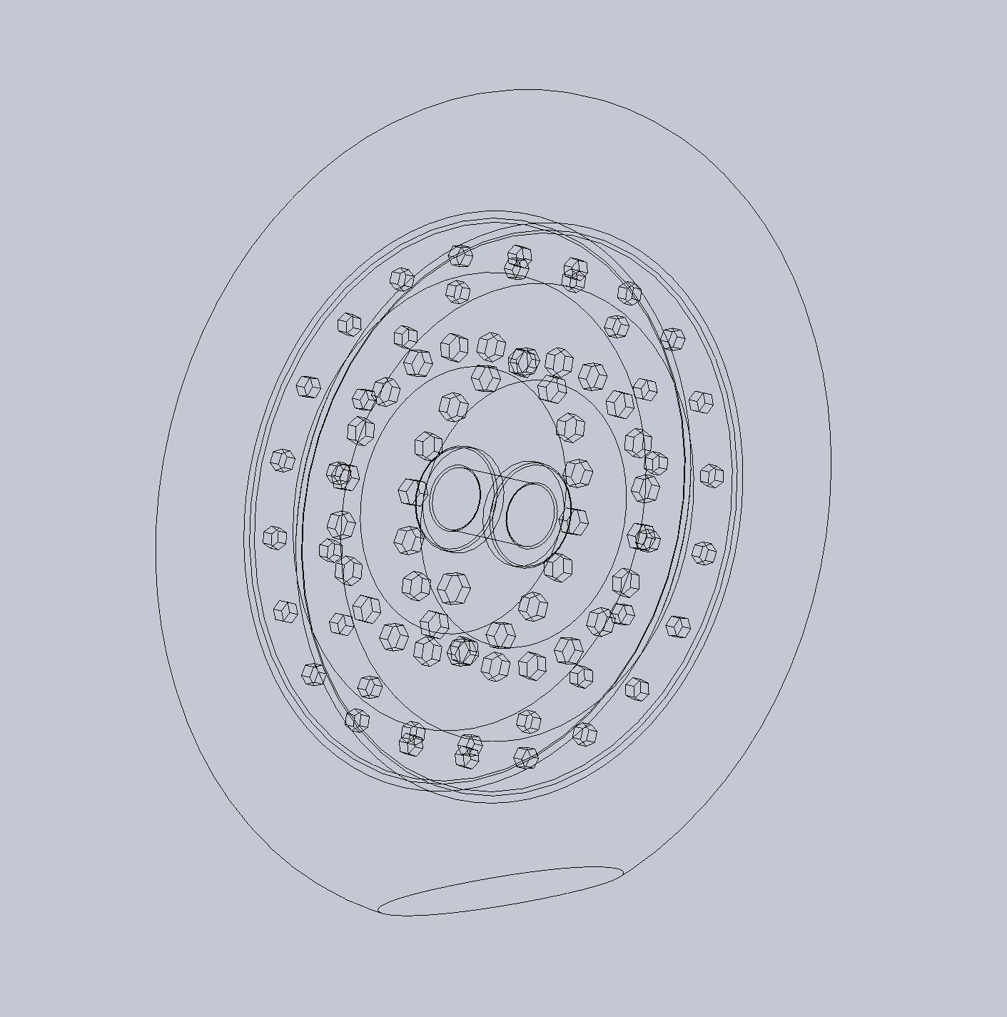 A5M4 Main wheel 3D print model_1