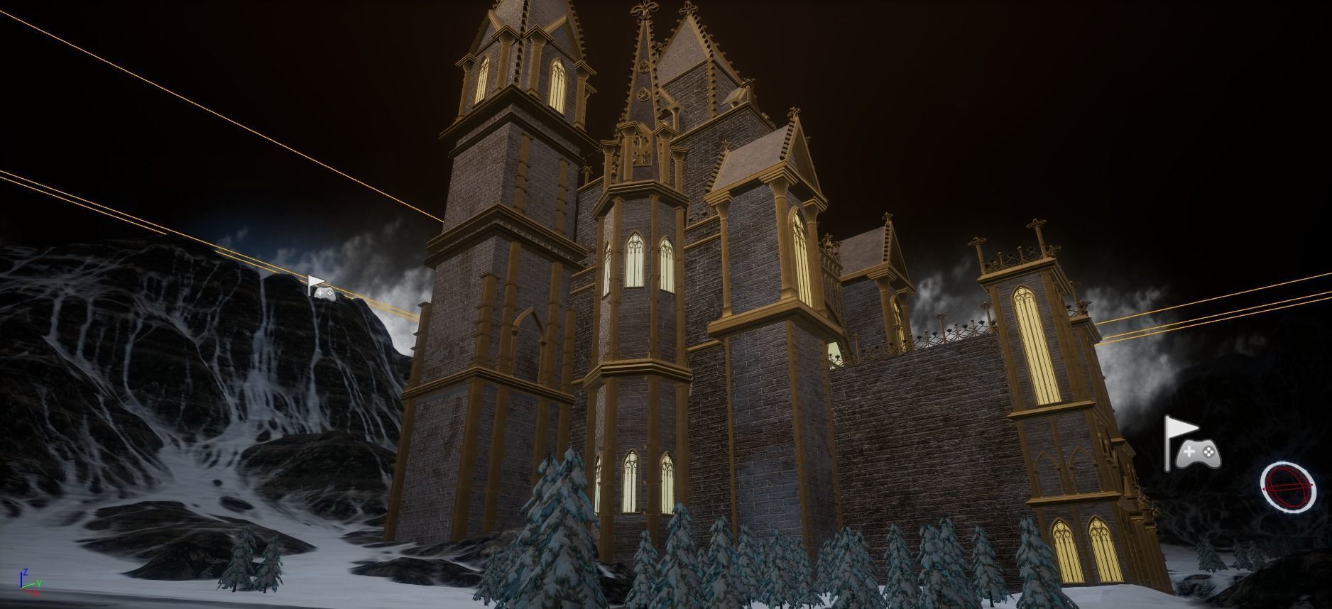 Fantasy Castle 3D model_9
